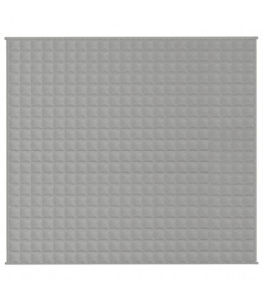vidaXL Weighted Blanket Grey 200x230 cm 9 kg Fabric
