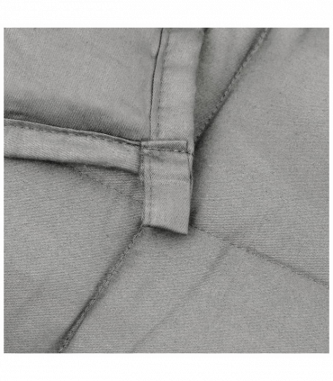 vidaXL Weighted Blanket Grey 200x230 cm 9 kg Fabric