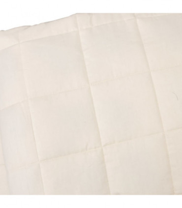 vidaXL Weighted Blanket Light Cream 200x230 cm 13 kg Fabric
