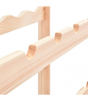 Wine Rack for 42 Bottles Pinewood