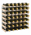 Wine Rack for 42 Bottles Solid Pinewood