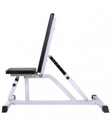 Workout Bench with Barbell and Dumbbell Set 30.5 kg