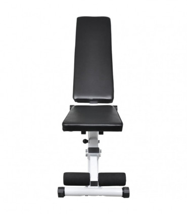 Workout Bench with Barbell and Dumbbell Set 60.5 kg