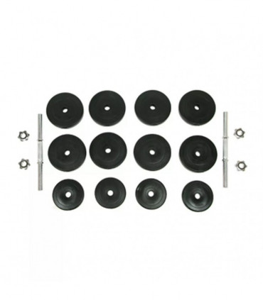 vidaXL 18 Piece Dumbbell Set 30 kg