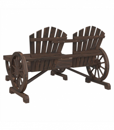 vidaXL 2 Piece Garden Lounge Set Solid Wood Fir