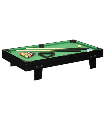 3 Feet Mini Pool Table 92x52x19 cm Black and Green