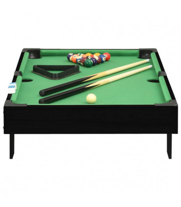 3 Feet Mini Pool Table 92x52x19 cm Black and Green