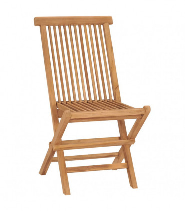 vidaXL 3 Piece Garden Dining Set Solid Wood Teak