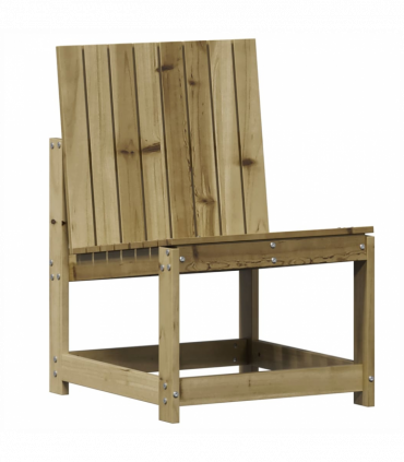 vidaXL 3 Piece Garden Lounge Set Impregnated Wood Pine