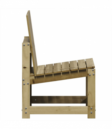 vidaXL 3 Piece Garden Lounge Set Impregnated Wood Pine