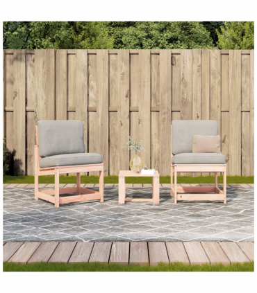 vidaXL 3 Piece Garden Lounge Set Solid Wood Douglas