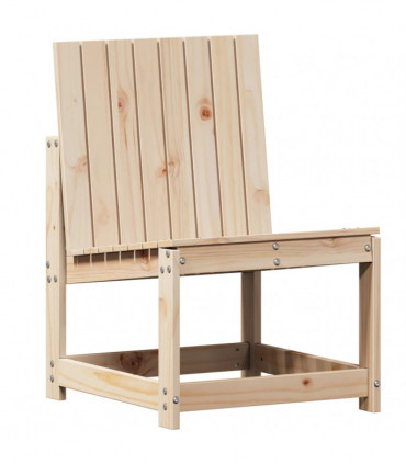 vidaXL 3 Piece Garden Lounge Set Solid Wood Pine