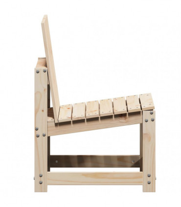 vidaXL 3 Piece Garden Lounge Set Solid Wood Pine