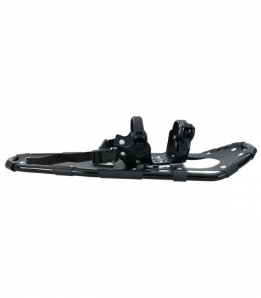 vidaXL 3 in 1 Snowshoes with Hiking Poles Black 25 inches