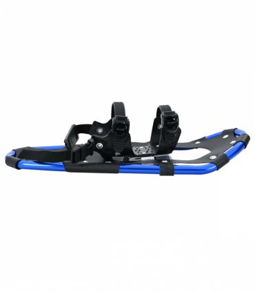 vidaXL 3 in 1 Snowshoes with Hiking Poles Blue 21 inches