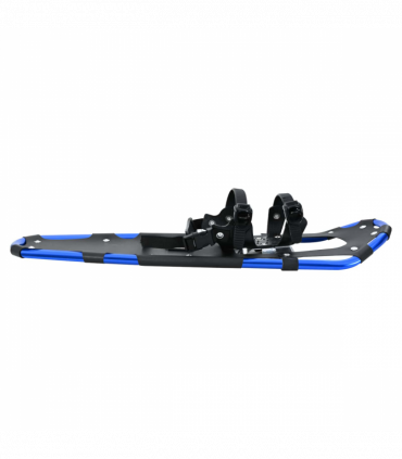 vidaXL 3 in 1 Snowshoes with Hiking Poles Blue 30 inches