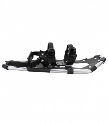 vidaXL 3 in 1 Snowshoes with Hiking Poles Silver 21 inches