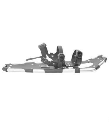 vidaXL 3 in 1 Snowshoes with Hiking Poles Silver 25 inches