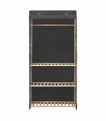 vidaXL 3-Tier Wardrobe Grey 79x40x170 cm Fabric