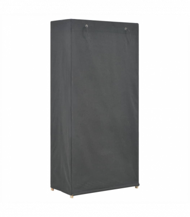 vidaXL 3-Tier Wardrobe Grey 79x40x170 cm Fabric