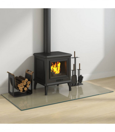 Fireplace Glass Plate Rectangular 120x60 cm