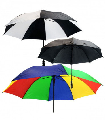 Golf Umbrella 27" Waterproof With Ground Spike Straight plastic handle