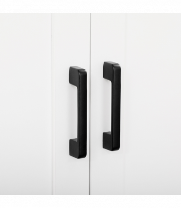 HOMCOM Modern Kitchen Cupboard Storage Cabinet with 4 Shelves, White