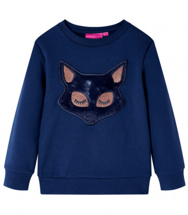Kids' Sweatshirt Navy Blue 128