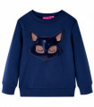 Kids' Sweatshirt Navy Blue 128