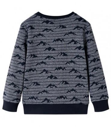 Kids' Sweatshirt Navy Melange 104