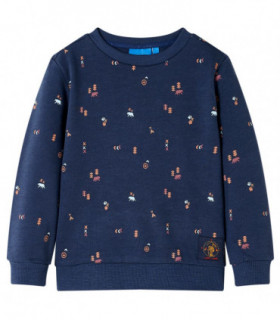 Kids' Sweatshirt Navy Melange 104