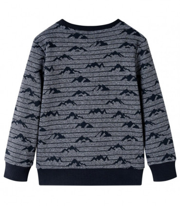 Kids' Sweatshirt Navy Melange 116