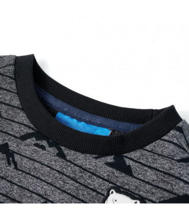 Kids' Sweatshirt Navy Melange 116