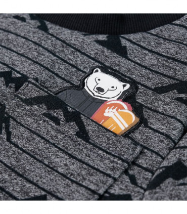 Kids' Sweatshirt Navy Melange 128