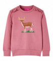 Kids' Sweatshirt Raspberry 128