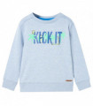 Kids' Sweatshirt Soft Blue Melange 104