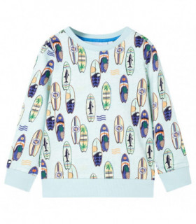 Kids' Sweatshirt Soft Blue Melange 116