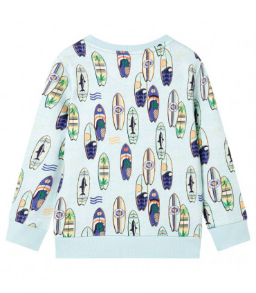 Kids' Sweatshirt Soft Blue Melange 116