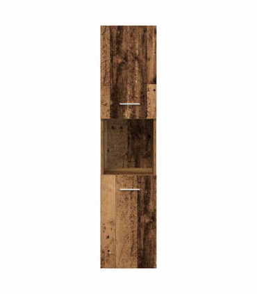 vidaXL 4 Piece Bathroom Furniture Set Old Wood Engineered Wood