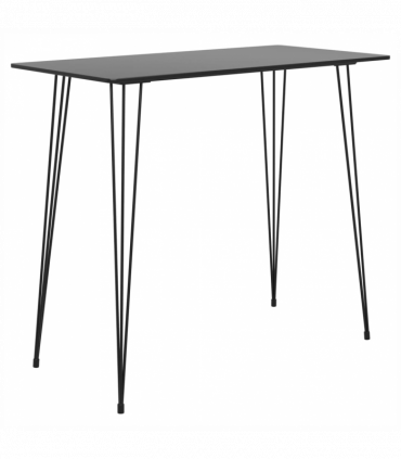 vidaXL 5 Piece Bar Set Black