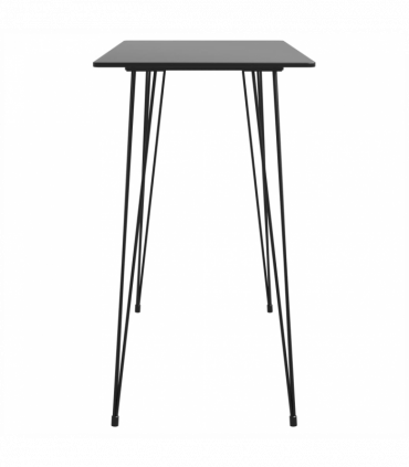 vidaXL 5 Piece Bar Set Black