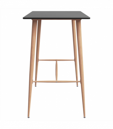 vidaXL 5 Piece Bar Set Black and White