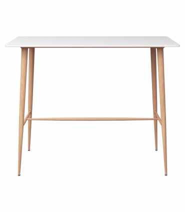 vidaXL 5 Piece Bar Set White and Black