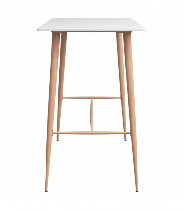 vidaXL 5 Piece Bar Set White and Black