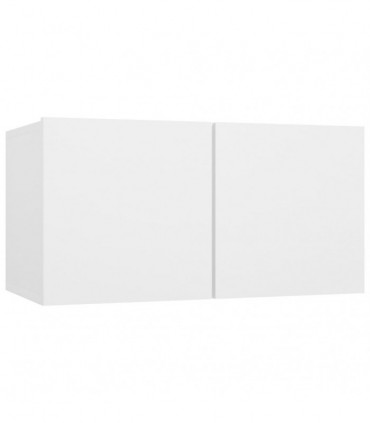 vidaXL 6 Piece TV Cabinet Set White Engineered Wood