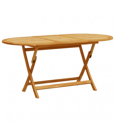 vidaXL 7 Piece Garden Dining Set Solid Wood Acacia and Textilene