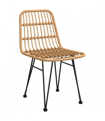 vidaXL 9 Piece Garden Dining Set Poly Rattan