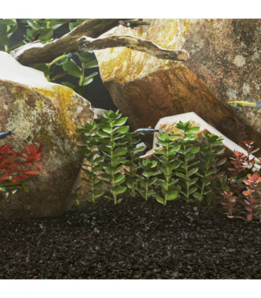 vidaXL Aquarium Sand 25 kg Black 0.2-2 mm