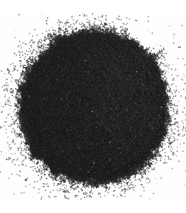 vidaXL Aquarium Sand 25 kg Black 0.2-2 mm