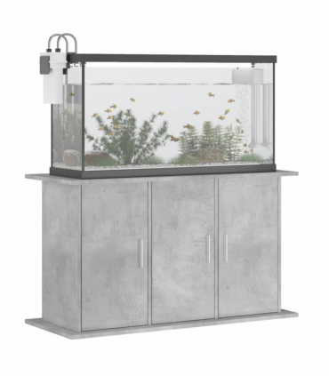 vidaXL Aquarium Stand Concrete Grey 101x41x58 cm Engineered Wood